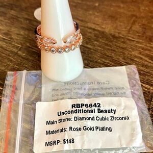 Bomb party- “unconditional beauty” size 10 ring